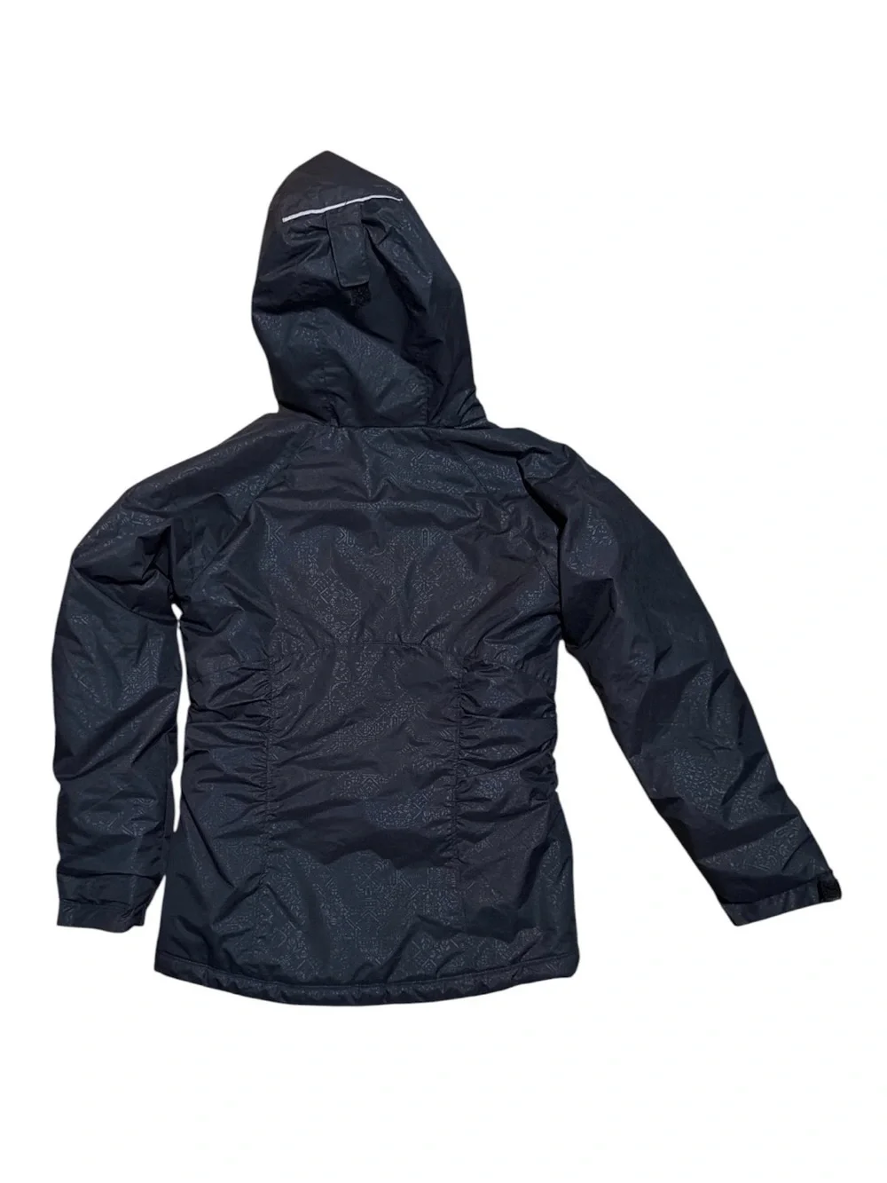 Columbia Girls Razzmadazzle Hooded Coat Jacket Purple Black Size Medium